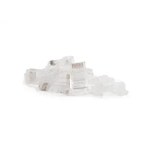 DSIT | CAT6A Connector RJ45 - Unshielded + hulpstukje - voor soepele kern DSIT | CAT6A Connector RJ45 - Unshielded + hulpstukje - voor soepele kern