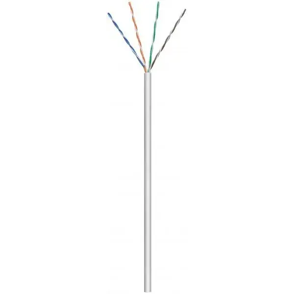 DSIT | CAT6 U/UTP kabel op rol soepel | Kleur: Grijs | CCA