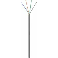 DSIT | CAT6 U/UTP outdoor cable on reel flexible | Colour: Black | CCA