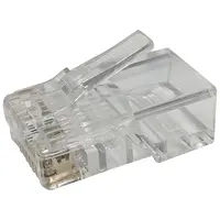 DSIT | CAT6 doorsteek connector RJ45 pass through - unshielded - voor soepele kern