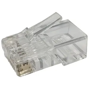 DSIT | CAT6 push-through connector RJ45 pass through - unshielded - for flexible core DSIT | CAT6 push-through connector RJ45 pass through - unshielded - for flexible core