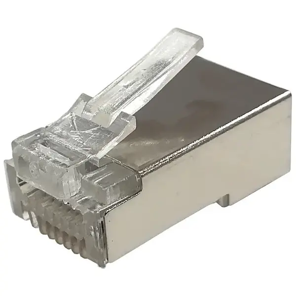 DSIT | CAT6 doorsteek connector RJ45 pass through - shielded - voor soepele kern