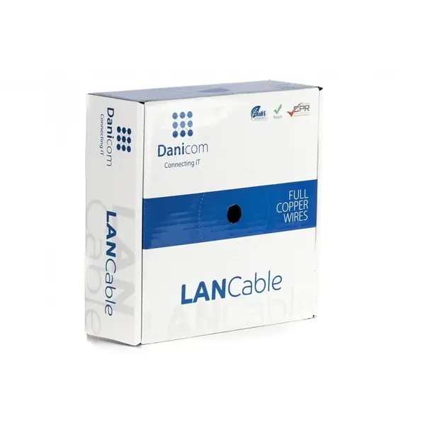 Danicom Danicom | CAT6 FTP kabel op rol stug | LSZH (Eca)