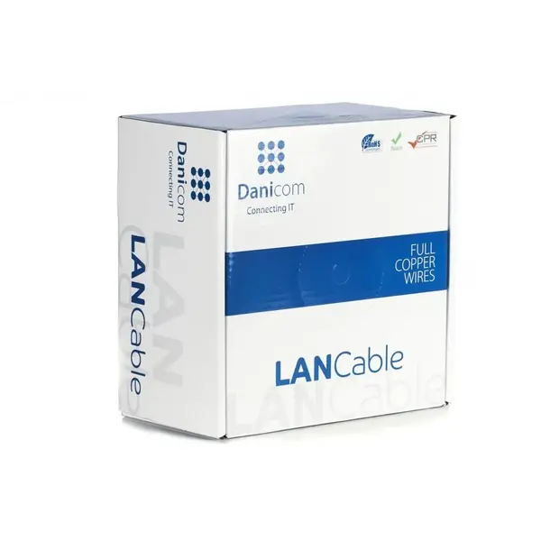 Danicom Danicom | CAT6 FTP kabel op rol stug | LSZH (Eca)