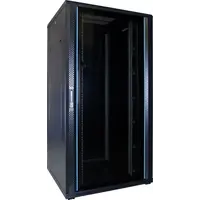 DSIT | 32U serverkast met glazen deur 800x800x1600mm (BxDxH)
