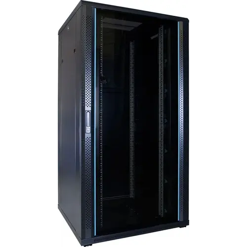 DSIT | 32U serverkast met glazen deur 800x800x1600mm (BxDxH)