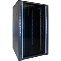 DSIT | 27U server cabinet with glass door 800x800x1400mm (WxDxH)