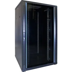 DSIT | 27U serverkast met glazen deur 800x800x1400mm (BxDxH)