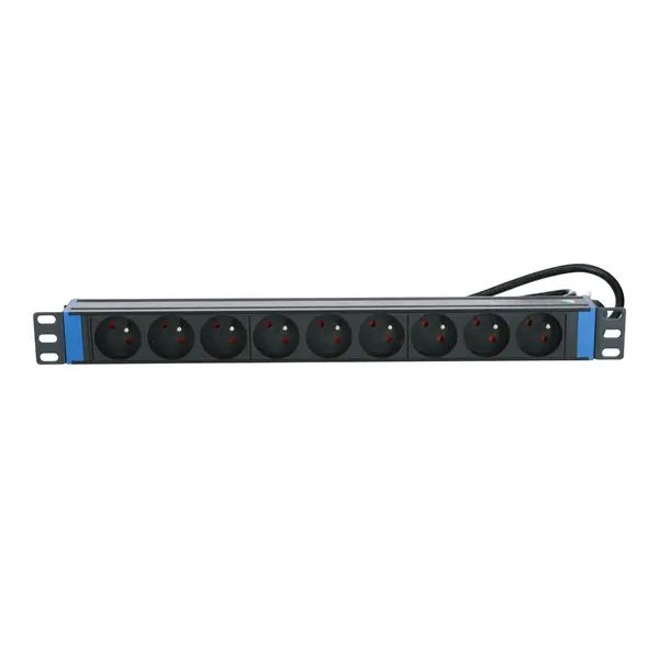 DSIT | Bloc d'alimentation 19 pouces à 9 voies - Pin-earth