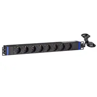 DSIT | 19 inch 8 voudige stekkerdoos met C14 stekker