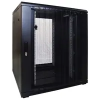 DSIT | Baie serveur 18U avec porte perforée 800x800x1000mm (LxPxH)