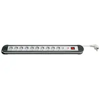 DSIT | 10-way power strip with surge protection 1.50m white