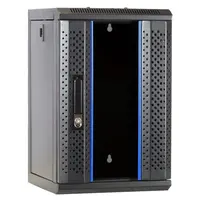 DSIT | 10 inch serverkast met glazen deur | 312x310mm (BxD)