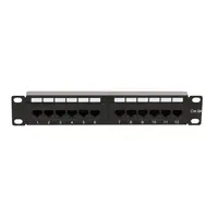 DSIT | 10 Inch CAT6a UTP patchpaneel - 12 poorts