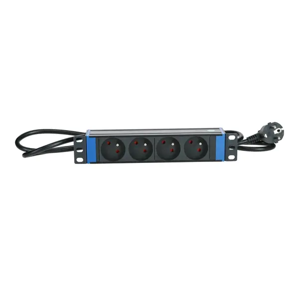 DSIT | 10 inch 4 voudige stekkerdoos met penaarde