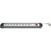 DSIT | 9-way power strip with surge protection 1.50m white