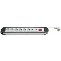 DSIT | 6-way power strip with surge protection 1.50m white
