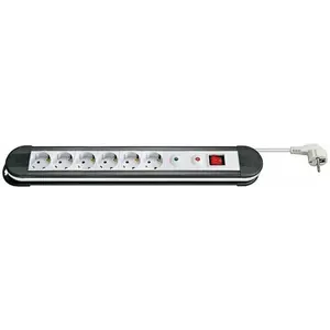 DSIT | 6-way power strip with surge protection 1.50m white