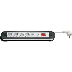DSIT | 4-fold power strip with surge protection 1.50m