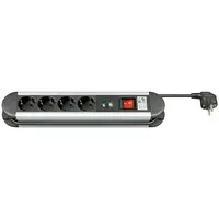 DSIT | 4-fold power strip with surge protection 1.50m