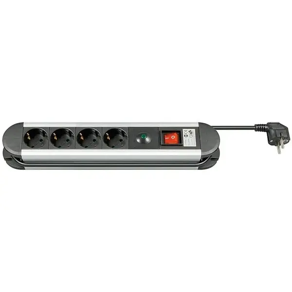 DSIT | 4-fold power strip with surge protection 1.50m