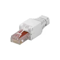 DSIT | UTP CAT6 Toolless RJ45 Connecteur - pour câble rigide et flexible DSIT | UTP CAT6 Toolless RJ45 Connecteur - pour câble rigide et flexible