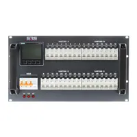 SRS Power | PDU634H1SCPRCBO | Power Distribution Unit 63A | Inpute: 63A CEE | Output: 4x Harting 16-8 | 1x Shuko | 33xRCBO | 6U