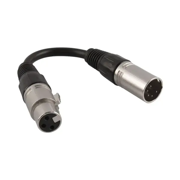 Chauvet PRO Chauvet PRO | DMX3F5M | Adapter 3-pin (F) to 5-pin (M) | Length: 15cm