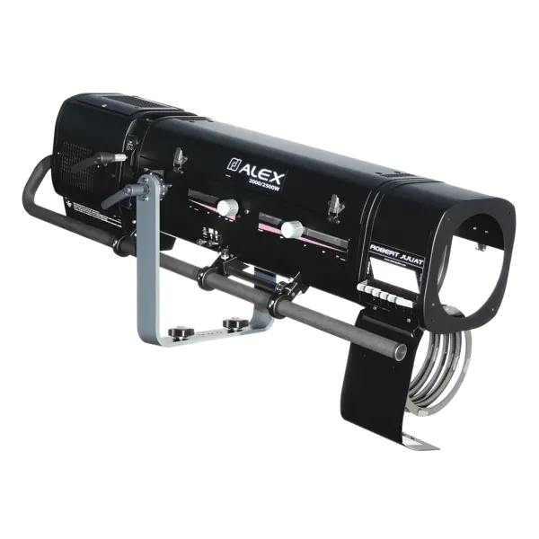 Robert Juliat Robert Juliat | 1117 | Alex | Followspot | Tungstène | 2000/2500W | 7/14.5° | Douille G22