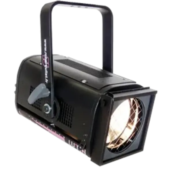 Robert Juliat Robert Juliat | 306LPB | Lutin | Luminaire monolentille | Tungstène | 1000W | Galet 150mm | Douille Gx9.5