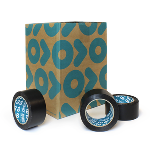 Advance Advance | 50-33 | AT5 | PVC tape | Ballet floor tape | Roll width: 50mm | Roll length: 33 Metres | black and white | Complete box (24 pieces)