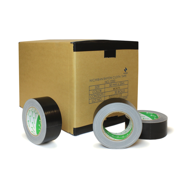 Nichiban | Gaffa tape | 25-50 | Longueur du rouleau : 25m | Largeur du rouleau : 50mm | Noir ou blanc | Boîte complète (30 pcs) Nichiban Nichiban | Gaffa tape | 25-50 | Longueur du rouleau : 25m | Largeur du rouleau : 50mm | Noir ou blanc | Boîte complète (30 pcs)