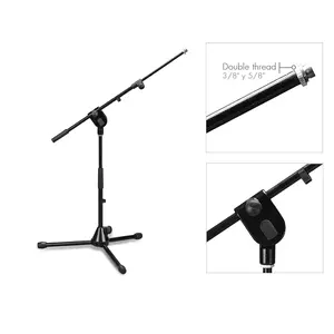 GUIL GUIL | PM-21 | heavy duty microfoonstatief laag | telescopische microfoonarm | inclusief 3/8" - 5'8"-adapter en borgring - Copy GUIL GUIL | PM-21 | heavy duty microfoonstatief laag | telescopische microfoonarm | inclusief 3/8" - 5'8"-adapter en borgring - Copy