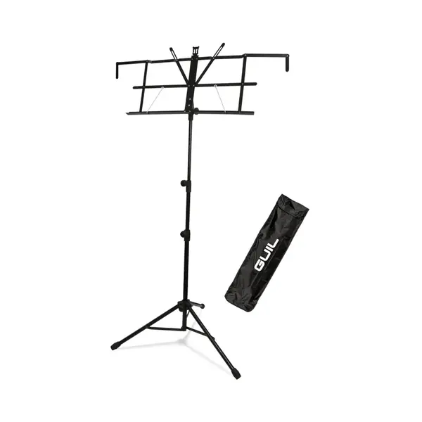 GUIL GUIL | AT-03 | heavy-duty, 3-piece folding music stand  NOTE: zilver