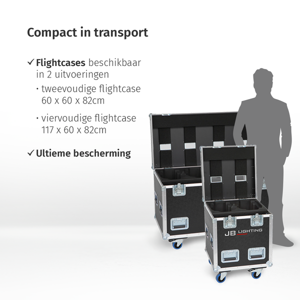 JB-Lighting* JB-Lighting | P10  | Profielspot LED Movinghead  |  330W  | led-bron | CMY-kleurenmenging | 4.4° - 60° | 29dB-A | 18 gobo's | 18KG