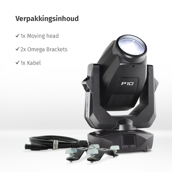 JB-Lighting | P10 | Projecteur à profil LED à tête mobile | 330 W | 8 000 – 15 000 lm | CMY | 29 dB(A) | 18 gobos | 4,4° - 60° | 18 kg | IRC ≥ 92 - ≥ 70 JB-Lighting* JB-Lighting | P10 | Projecteur à profil LED à tête mobile | 330 W | 8 000 – 15 000 lm | CMY | 29 dB(A) | 18 gobos | 4,4° - 60° | 18 kg | IRC ≥ 92 - ≥ 70