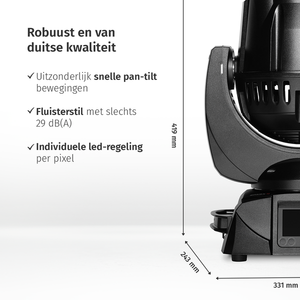 JB-Lighting | VCSP901 | Sparx 9 RGBW Washbeam | Zoom 2,3°-55° | wireless DMX - Lumen Radio | 7 Multichip LED 40W | RGBW | Gewicht: 9,8kg JB-Lighting* JB-Lighting | VCSP901 | Sparx 9 RGBW Washbeam | Zoom 2,3°-55° | wireless DMX - Lumen Radio | 7 Multichip LED 40W | RGBW | Gewicht: 9,8kg