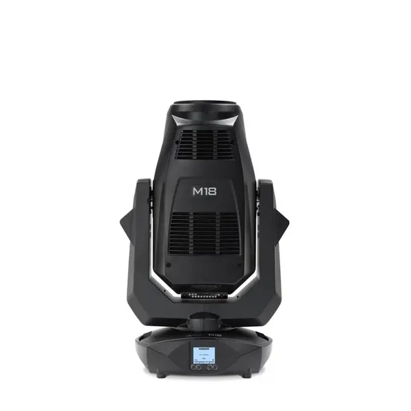 JB-Lighting | M18 | LED Moving Head Profile Spot | 1200W | 30,000 lm | RGBAL | 28 dB(A) | 14 gobos | 6.5° – 54° | 32 kg | CRI ≥96 JB-Lighting* JB-Lighting | M18 | LED Moving Head Profile Spot | 1200W | 30,000 lm | RGBAL | 28 dB(A) | 14 gobos | 6.5° – 54° | 32 kg | CRI ≥96