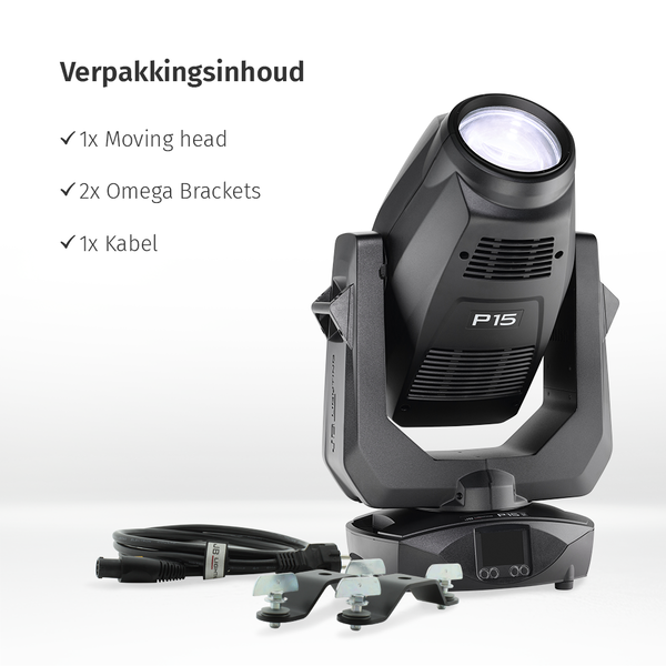 JB-Lighting | P15 | Projecteur à profil LED à tête mobile | 1 000 W | 22 000 - 34 000 lm | CMY | 29 dB(A) | 12 gobos | 5,2° - 54° | 24 kg | IRC ≥ 93 – ≥ 73 JB-Lighting* JB-Lighting | P15 | Projecteur à profil LED à tête mobile | 1 000 W | 22 000 - 34 000 lm | CMY | 29 dB(A) | 12 gobos | 5,2° - 54° | 24 kg | IRC ≥ 93 – ≥ 73