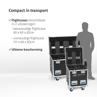 JB-Lighting* JB-Lighting | P10  | Profielspot LED Movinghead  |  330W  | led-bron | CMY-kleurenmenging | 4.4° - 60° | 29dB-A | 18 gobo's | 18KG - Copy