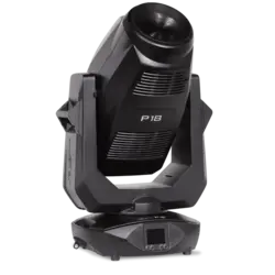 JB-Lighting | P18 | Projecteur à tête mobile LED | 1 100 W | 23 000 – 40 000 lm | CMY | 28 dB(A) | 6 gobos | 13°-65° | 30 kg | IRC ≥ 92 - ≥ 70