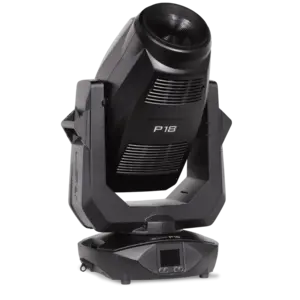 JB-Lighting* JB-Lighting | P18 | Projecteur à tête mobile LED | 1 100 W | 23 000 – 40 000 lm | CMY | 28 dB(A) | 6 gobos | 13°-65° | 30 kg | IRC ≥ 92 - ≥ 70
