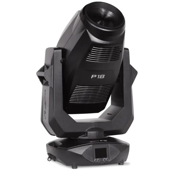 JB-Lighting* JB-Lighting | P18 | Projecteur à tête mobile LED | 1 100 W | 23 000 – 40 000 lm | CMY | 28 dB(A) | 6 gobos | 13°-65° | 30 kg | IRC ≥ 92 - ≥ 70