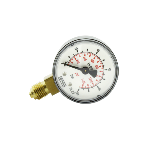 Pea Soup* Pea Soup | Pressure gauge vertical G/4 0-100 | Diameter: 50mm