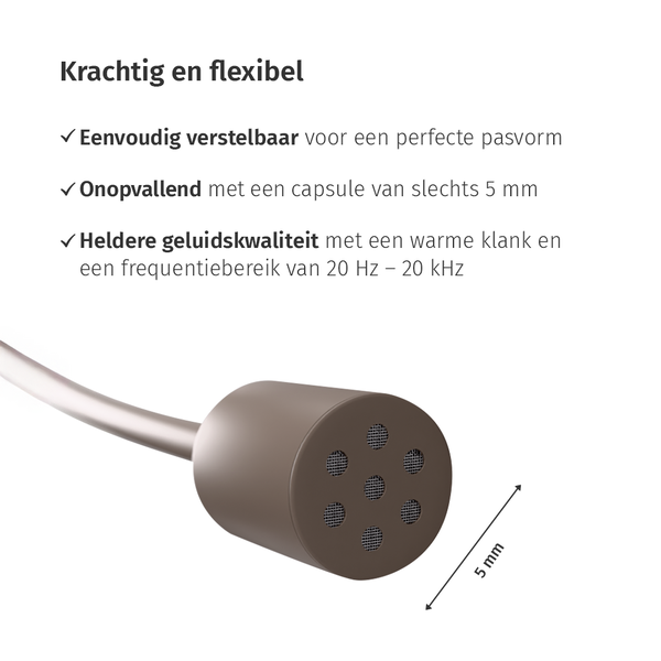 JAG microphones | 801001 | IM5A | Microphone pour casque d'écoute | Couleur : Beige JAG-microphones* JAG microphones | 801001 | IM5A | Microphone pour casque d'écoute | Couleur : Beige