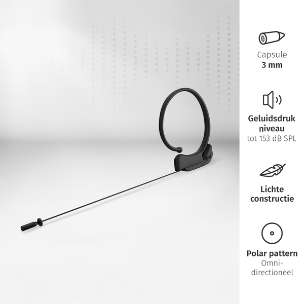 JAG microphones | 801022 | X6A | Microphone à une oreille | Couleur : Noir JAG-microphones* JAG microphones | 801022 | X6A | Microphone à une oreille | Couleur : Noir