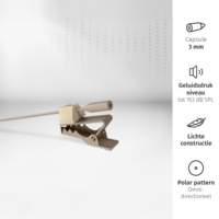 JAG-microphones | 801031 | LAV6A | lavalier-microfoon | Kleur: Beige JAG-microphones* JAG-microphones | 801031 | LAV6A | lavalier-microfoon | Kleur: Beige