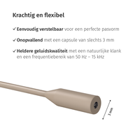 JAG-microphones | 801031 | LAV6A | lavalier-microfoon | Kleur: Beige JAG-microphones* JAG-microphones | 801031 | LAV6A | lavalier-microfoon | Kleur: Beige