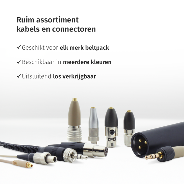 JAG-microphones | 801031 | LAV6A | lavalier-microfoon | Kleur: Beige JAG-microphones* JAG-microphones | 801031 | LAV6A | lavalier-microfoon | Kleur: Beige