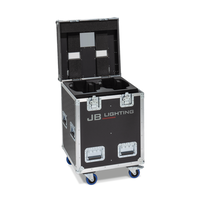Amptown | CASE40 | Flightcase | 2x P9 - P10 | L 60 x P 60 x H 82 cm | SIP foam inlay | 74 kg incl.